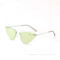 7044 Custom logo clear uv400 trendy fashion shades sunglasses for women